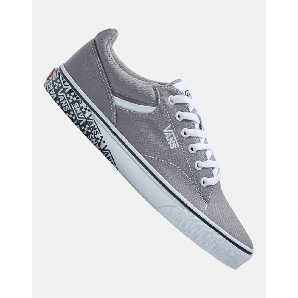NWOB Vans Seldan Sidewall Frost Grey Skate Skater Shoes | Casual | Sneaker